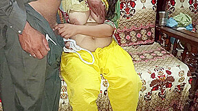 Yellow Dressed Desi Bride Pussy Fucking Hardsex With Indian Desi Big